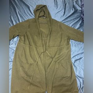 Torrid green anorak cardigan size 5